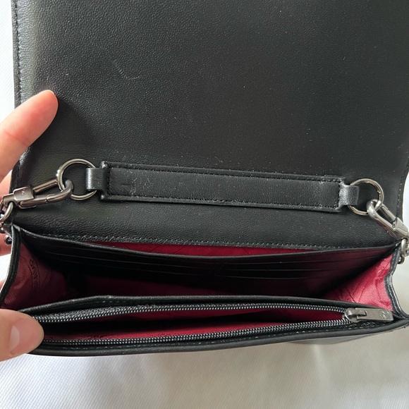 Longchamp Leather Crossbody Chain Wallet - Picture 8 of 8